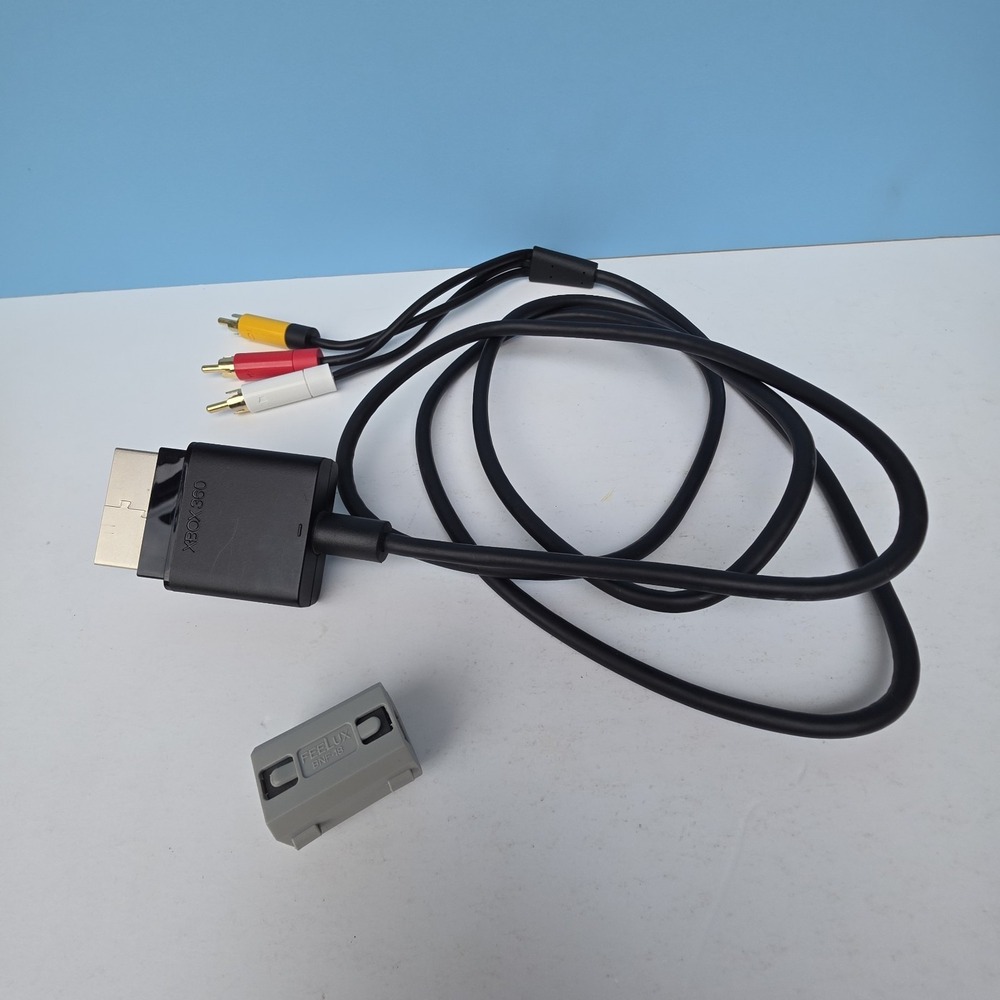 Genuine‎ Official OEM Microsoft XBOX 360 Composite AV Cable X821376-002, 6 FT